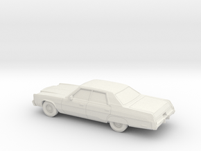 1/87 1974-78 Chrysler New Yorker Sedan in White Natural Versatile Plastic