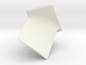 Fanblade in White Natural Versatile Plastic