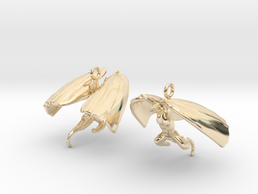 Draco Earring 1 in 14k Gold Plated Brass