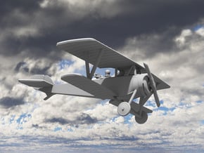 Nieuport 12 (Beardmore) in White Natural Versatile Plastic: 1:144
