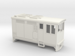  HOn30 Boxcab Locomotive (Kate 2) in White Natural Versatile Plastic