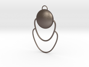 Design 8 in Polished Bronzed Silver Steel