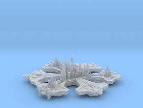 Stargate Atlantis city - 9cm FUD in Smooth Fine Detail Plastic