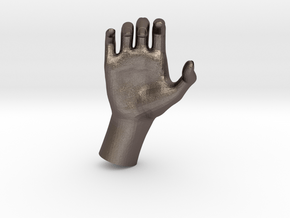 1/10 Hand 026 in Polished Bronzed Silver Steel