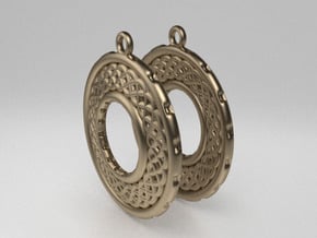 TreeSin Earrings in Natural Bronze