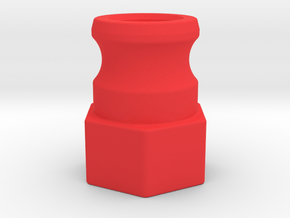 0.75-in FNPT Laminar Flow Nozzle in Red Processed Versatile Plastic