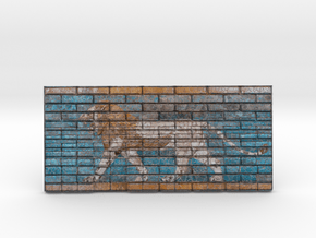 Lion of Bab'El  in Full Color Sandstone