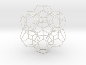 Spirit Molecule 4.8" in White Natural Versatile Plastic