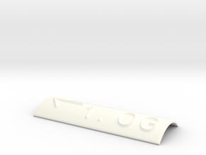 1.OG mit Pfeil nach links in White Processed Versatile Plastic