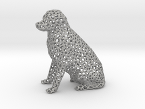 Voronoi Labrador Retriever Dog (Big) in Aluminum