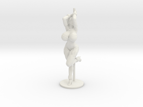 Pole Dancer Syx (bra)  17 cm (approx 7 inches) in White Natural Versatile Plastic