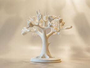 hands tree in White Natural Versatile Plastic