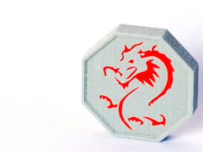 Dragon Talisman in Full Color Sandstone
