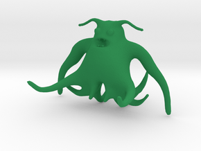 Tentaglow the Friendly Squid in Green Processed Versatile Plastic