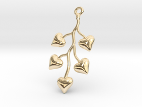 Cluster Of Hearts in 14K Yellow Gold