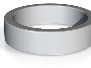 Basic Ring US6 in Tan Fine Detail Plastic