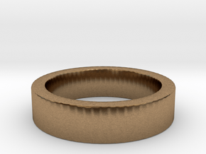 Basic Ring US6 1/4 in Natural Brass
