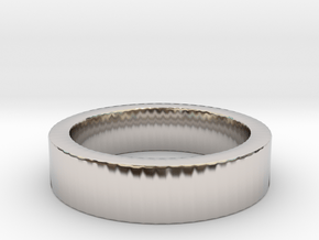 Basic Ring US6 1/4 in Platinum