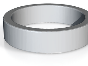 Basic Ring US7 1/4 in Tan Fine Detail Plastic
