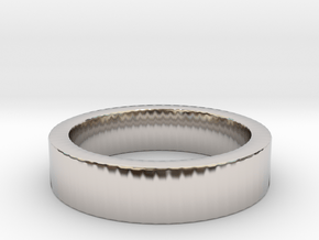 Basic Ring US7 1/4 in Platinum