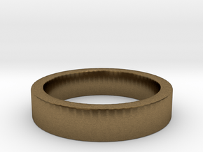 Basic Ring US9 in Natural Bronze