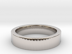 Basic Ring US9 in Platinum