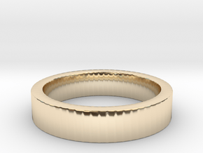 Basic Ring US10 in 14k Gold Plated Brass