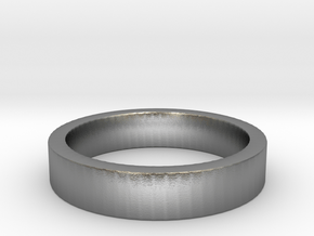 Basic Ring US11 in Natural Silver