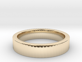 Basic Ring US11 in 14k Gold Plated Brass