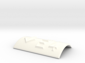 E4 mit Pfeil nach unten in White Processed Versatile Plastic
