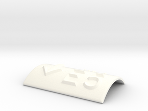 E5 mit Pfeil nach unten in White Processed Versatile Plastic