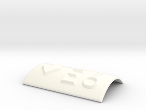 E6 mit Pfeil nach unten in White Processed Versatile Plastic