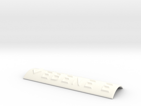 EBENE E mit Pfeil nach unten in White Processed Versatile Plastic