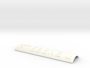 EBENE U mit Pfeil nach links in White Processed Versatile Plastic