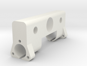 CNC Side mount in White Natural Versatile Plastic