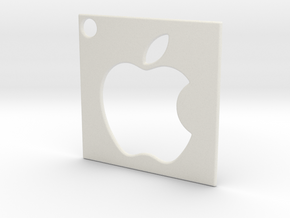Apple - Logo Pendant in White Natural Versatile Plastic