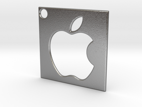 Apple - Logo Pendant in Natural Silver