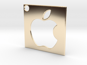 Apple - Logo Pendant in 14K Yellow Gold