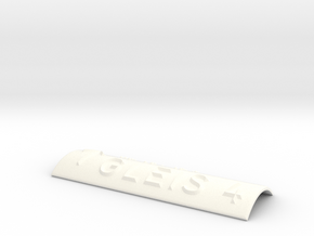 GLEIS 4 mit Pfeil nach oben in White Processed Versatile Plastic
