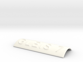 GLEIS 7 in White Processed Versatile Plastic