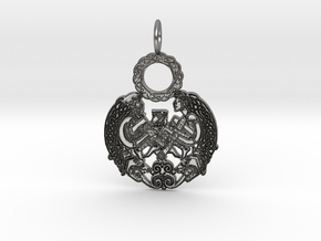 Celtic Pendant in Natural Silver