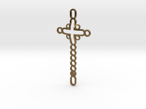 Sacrifice Pendant - Front - Small in Polished Bronze