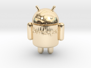Droid-developer in 14k Gold Plated Brass
