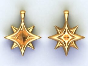 Southern cross Stars in Natural Brass