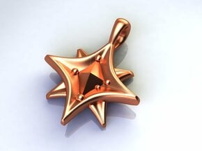Southern cross Stars in Polished Bronze