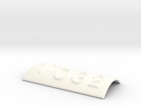 OG 2 mit Pfeil nach oben in White Processed Versatile Plastic