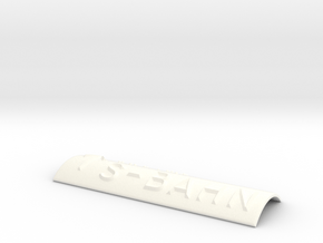 S-BAHN mit Pfeil nach oben in White Processed Versatile Plastic