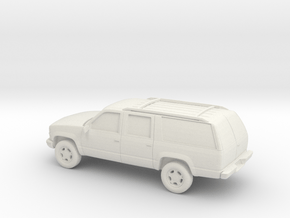 1/87 1992-99 Chevrolet Suburban Shell in White Natural Versatile Plastic
