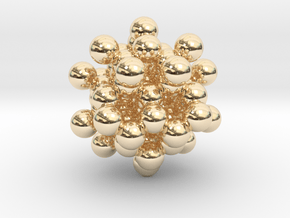 Diamond Blackberry Pendant C56 in 14K Yellow Gold