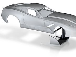 1/25 2014 Pro Mod Corvette No Scoop in Tan Fine Detail Plastic